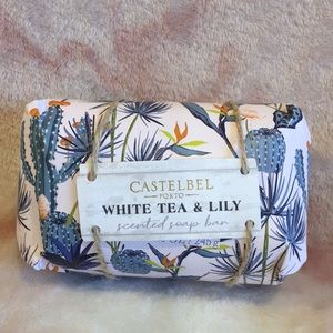 Castelbel Porto White Yea & Lily Scented Soap Bar in large 8.6 oz size NWT